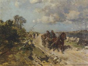 A Cart On A Sandy Track, Estland
