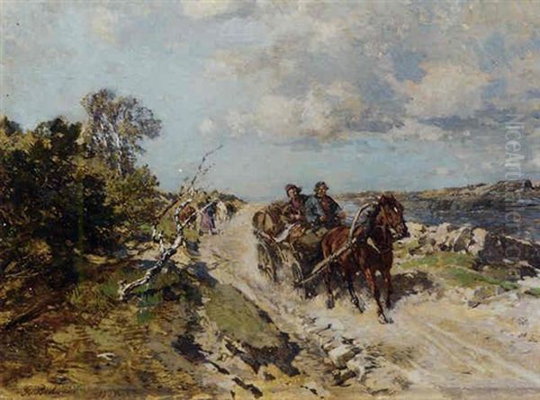 A Cart On A Sandy Track, Elstand - view 1
