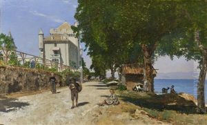 Chateau Tourronde A St-gingolph by Francois-Louis-David Bocion