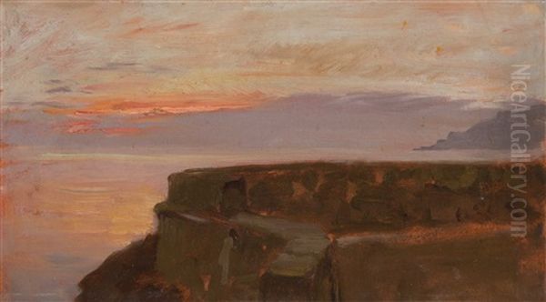 Coucher De Soleil Sur Le Leman - view 1