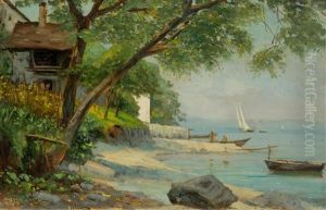 Maisons De Pecheurs Sur La Cote Francaise