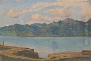 Quai Du Bouveret En Face De Montreux