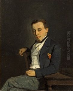 Portrait D'homme Au Cigare
