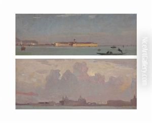 Views Of Venice Seen From The Lagoon (2 Works)
