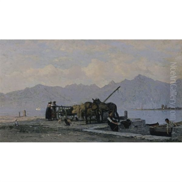 Vue Du Lac Leman (view Of Lake Geneva) - view 1