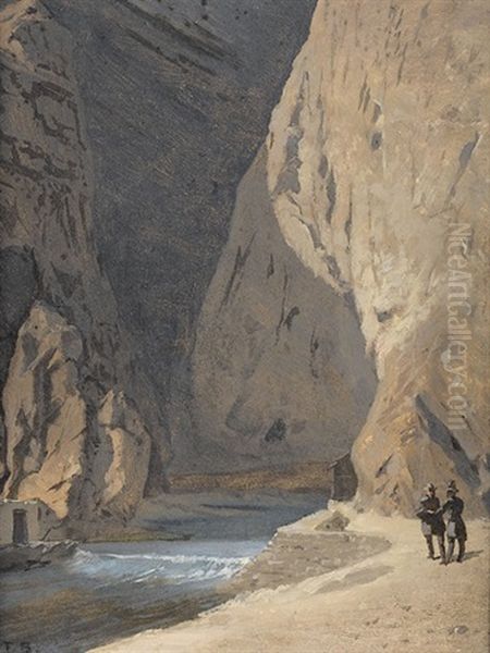 L'entree Des Gorges Du Trient - view 1