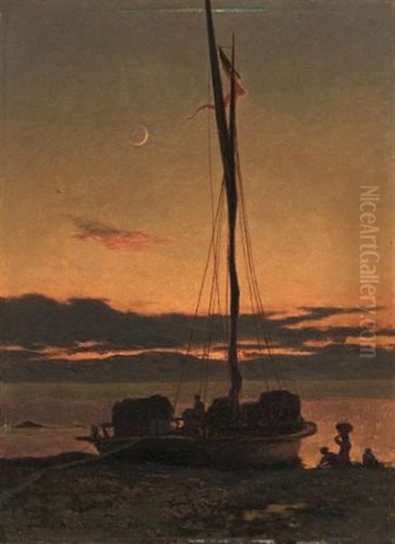 Barque Au Clair De Lune - view 1