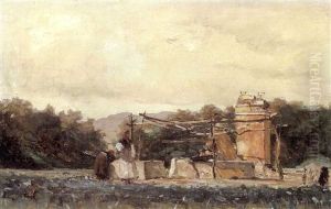 Campagne Romaine by Francois-Louis-David Bocion