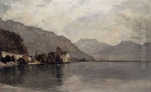 Chateau De Chillon Et Lac Leman