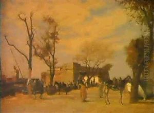 Le Port De San Remo by Francois-Louis-David Bocion