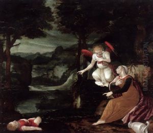 Hagar Und Ismael by Hans Bock the Elder