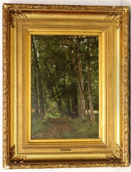 Vrouw In Boslandschap - view 1