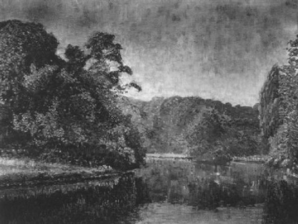 Summer River Landscape - view 1