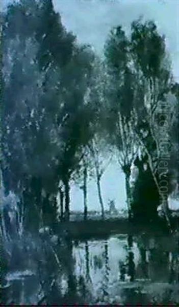 A Wooded River Landscape - view 1