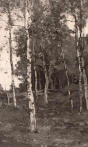 A Wooded Landscape by Theophile Emile Achille De Bock