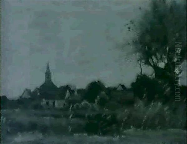 Village By A Pond - view 1
