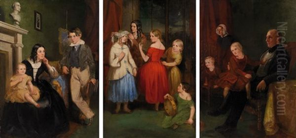 Margaret And William Robertson And Their Family (3 Works) - view 1