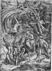 Die Flucht Nach Agypten by Cherubino Alberti