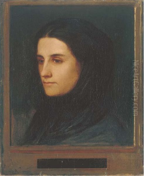 Angela Bocklin Mit Schwarzem Schleier - view 1