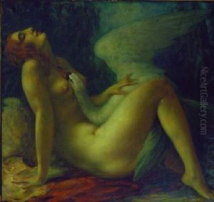 Leda And The Swan by Arnold Boecklin