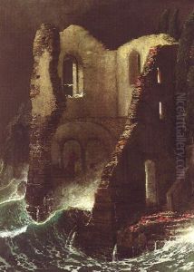 Die Kapelle by Arnold Boecklin