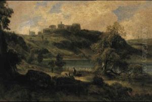 Udsigt Mod Genzano Fra Nemisien by Arnold Boecklin