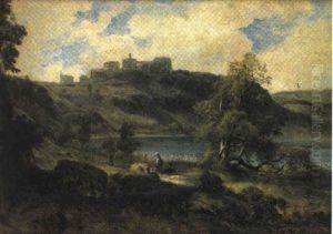 Udsigt Mod Genzano Fra Nemisoen by Arnold Boecklin
