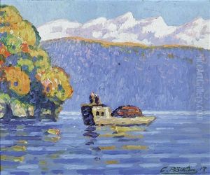 Bei Vitznau (vierwaldstattersee) by Carlo Boecklin