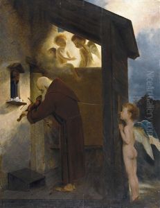 Der Einsiedler by Carlo Boecklin