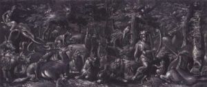 Orpheus Charming The Beasts by Melchoir Bocksberger