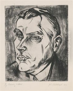 Portrait W. Schild by Peter August Boeckstiegel
