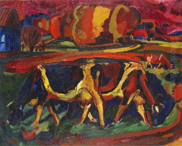 Landschaft Mit Kuhen - view 1