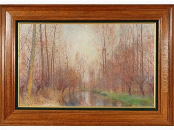 Bord De Vesle En Hiver - view 1