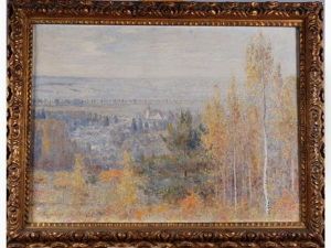 Vue Sur Villers Allerand En Automne by Paul Bocquet