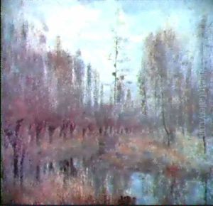 Bord De Vesle En Hiver