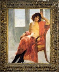 Femme A La Cigarette, Rome by Pierre Bodard