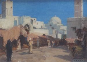 Kairouan, La Rue Saussier by Pierre Bodard