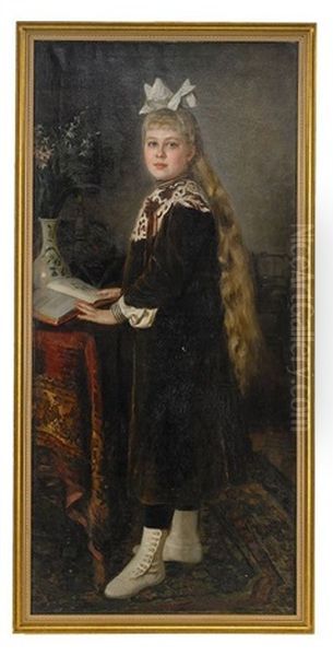 Girl Reading A Book - view 1