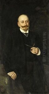 Portrait Of A Gentleman by Nikolai Kornilievich Bodarevsky