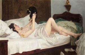 Her Favourite by Nikolai Kornilievich Bodarevsky