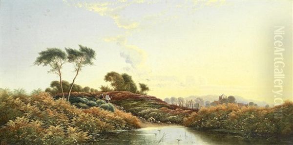 A Pair Of River Landscapes - view 1