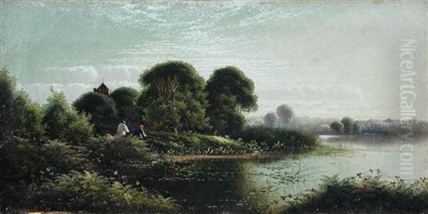 Clandon Lake, Near Guildford, Surrey - view 1