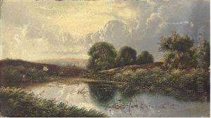 Near Guildford, Surrey (+ Near Woking, Surrey; Pair) by Edwin Henry Boddington