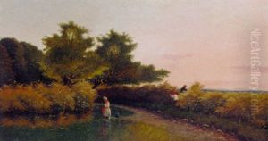Picking Berries by Edwin Henry Boddington