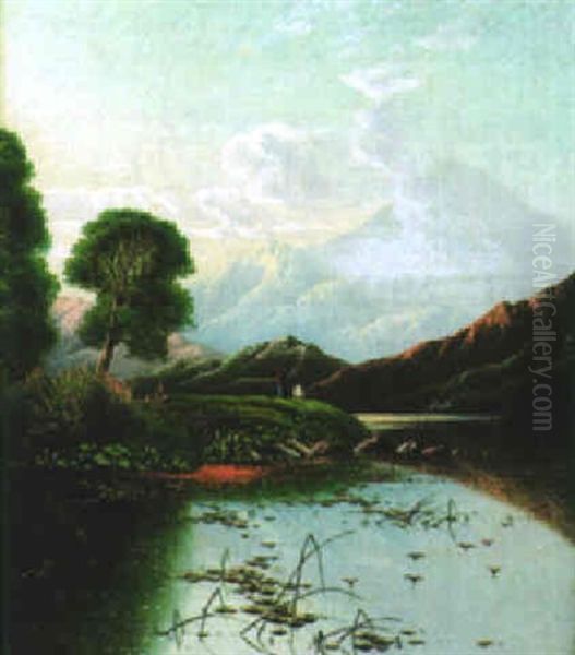 Fishing, Mountains Beyond - view 1