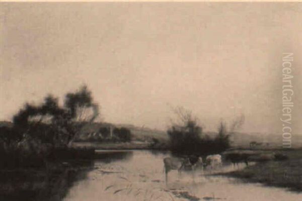 A Tranquil River Landscape - view 1