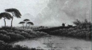 On The River Trent by Edwin Henry Boddington