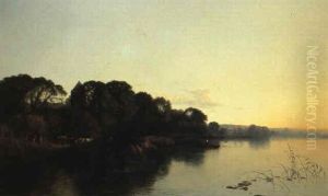Evening On A River Evening On A River