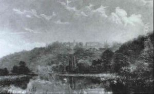Cliveden From The River Thames by Edwin Henry Boddington