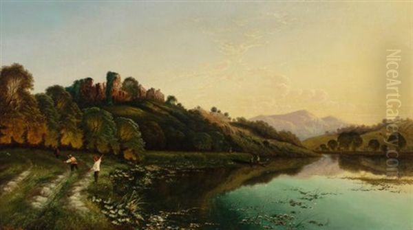 Morning, Goodrich Castle On The Wye - view 1
